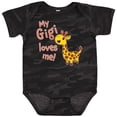 thumbnail image 3 of Inktastic My Gigi Loves Me- Cute Giraffe Boys or Girls Baby Bodysuit, 3 of 5