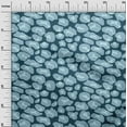 thumbnail image 3 of oneOone Cotton Flex Teal Blue Fabric Animal Skin Sewing Fabric By The Yard Printed Diy Clothing Sewing Supplies 40 Inch Wide, 3 of 4