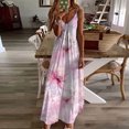 thumbnail image 1 of FcBaudy Camisole Sans Manches Col en V, Robes d'Été pour Femmes, Robes Décontractées Mode Imprimée Camisole Sans Manches Robe Femme, 1 of 5