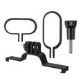 thumbnail image 4 of Drone Expansion Mounting Bracket for Insta360 GO3/3S Cameras, Horizontal & Vertical Adapter Motion Frame, Lightweight Plastic, Black, 4 of 8