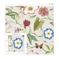 thumbnail image 2 of NextWall Raspberry & Chartreuse Summer Garden Floral Peel and Stick Wallpaper, 2 of 6