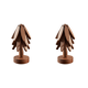 thumbnail image 1 of Salvamanteles con forma de árbol posavasos de madera con aislamiento térmico soportes para ollas (nogal), 1 of 2