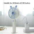 thumbnail image 6 of USB Mini Portable Cute Fan Rechargeable Desktop Handheld Fan, 6 of 15