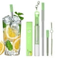 thumbnail image 2 of Eco-Friendly Stainless Steel Reusable Travel-Friendly Straw with Brush and Compact Case, 2 of 6