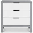 thumbnail image 6 of Carter's by DaVinci Colby 3-Drawer Dresser in Gray and White, 6 of 9