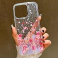 thumbnail image 3 of for iPhone 15 Plus Glitter Flower Case, Cute Bling Sparkly Floral Design Case Soft Silicone Aesthetic Shockproof Women Girls Slim Protective Case for iPhone 15 Plus 6.7" (Sunflower/Butterfly), 3 of 4