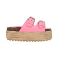 thumbnail image 2 of Sandalia De Plataforma con Yute para Mujer Cabra Piel&nbsp;Rosa Platonia LAIA-02-ROSA, 2 of 8