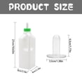 thumbnail image 4 of Narrow Mouth Water Bottle,850ml Milk Bottle Calf Goat Milk Feeder Bottle Baby Milk Feeding Screw On Teat Feeder Detachable Nipple Sheep Replacement Bottle With Hand, 4 of 9