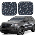 thumbnail image 2 of Picia Sailboat And Seagull 2 Piece Car Windshield Sun Shade Foldable | Foldable Sun Shield for Front Window Blocks UV Rays and Keeps Your Vehicle Cool-Medium, 2 of 7