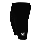 Men's Sublimation Print Gel 3-D Padded Cycling Biking Short (XL, Black)