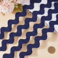 thumbnail image 3 of Ribbon GORGECRAFT Rick Rack, azul marino, 34 mm, 9,1 m, 3 of 5