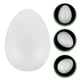 thumbnail image 2 of 10 Uds. De modelos de espuma en forma de huevo DIY, modelos de pintura DIY, modelos de espuma en forma de huevo, 2 of 6