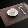 thumbnail image 4 of Mantel individual, juego de manteles individuales de 4 manteles individuales antideslizantes de PVC lavables resistentes al desgaste y al calor para mesa de comedor de restaurante en casa Fokelyi ZH-213, 4 of 9