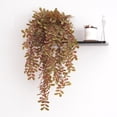 thumbnail image 4 of Gerich Artificial Hanging Greenery Plants Fake Ivy Vine Wall Basket Decor,Silk Fake Ivy Leaves Hanging for Outdoor Indoor,Red, 4 of 11