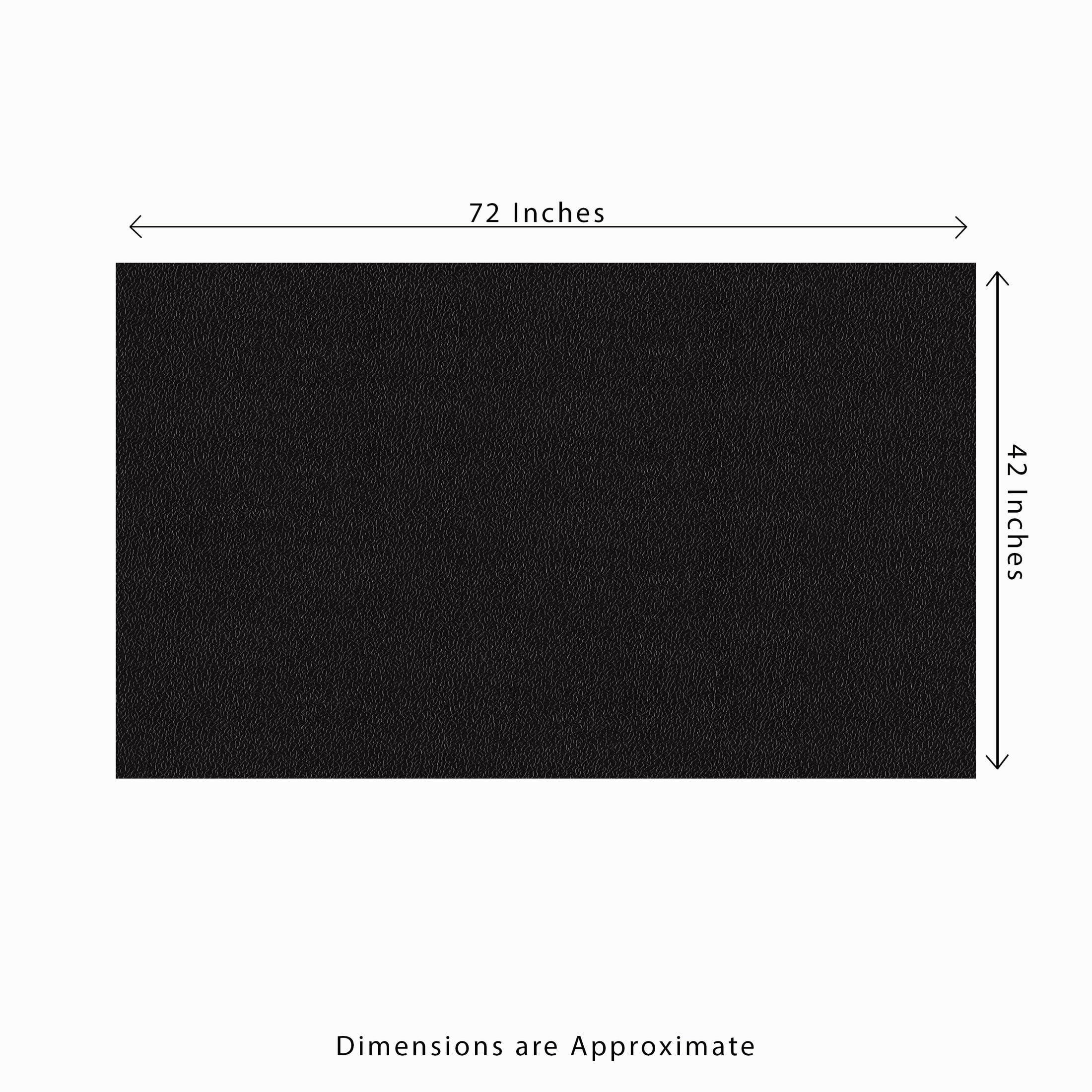 MSI Heavy Duty Rubber Utility Mat 42 In. X 72 In. X 0.75 In. For Gym Floors, Garages, Stables, Indoor & Outdoor Use