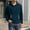 Navy, variant on Men's Solid Long Sleeve Hooded Drawstring Casual Tee
