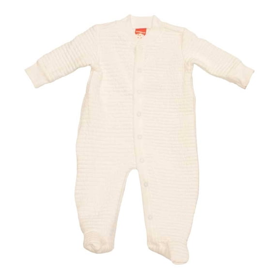 Mameluco Baby creysi Unisex con Broches con Elástico en los Puñor Blanco Talla 12 M