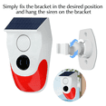 thumbnail image 2 of Outdoor Solar Human Body Sensing System A Sensor with Remote Controller 120DB High Decibel for Home Burglar System, 2 of 7