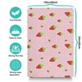 thumbnail image 5 of Dog Food Mat with Fresh Summer Red Berry Design, Waterproof Absorbent Pet Feeding Mat, Non-Slip, Quick Dry, Easy Clean, Washable for Dogs and Cats, 5 of 7