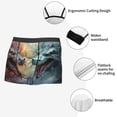 thumbnail image 6 of Bingfone White And Red Storm Dragon Men's Underwear - Casual Stretch Boxer Briefs-XX-Large, 6 of 7