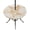 Beige, Tan, White, variant on Round Outdoor Tablecloth with Umbrella Hole and Zipper, Aqua Coastal Tablecloth with Elastic Waterproof, Beach Starfish Nautical Coral Shell Summer Patio Table Covers for 55" - 60" Pool Tables