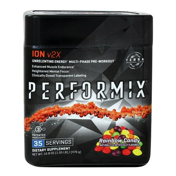Performix Ion V2x Pre Workout Rainbow Candy 35 Servings Walmart Com Walmart Com