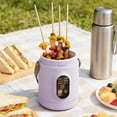 thumbnail image 4 of Multifunctional Portable Cooking Mini Ceramic Glazed Inner with Steamer and 12 Hour Timer for Meals, 4 of 5