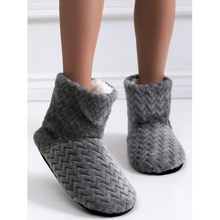 

SIMANLAN Women s Winter Warm Memory Foam Indoor House Slippers Boots