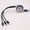 Black, variant on 3-in-1 Retractable Fast Charging Cable for iPhone, iPad, Samsung & More - USB Multi Charger Cord with Lightning/Micro/Type C