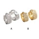thumbnail image 3 of Minnieouse 1 par de pendientes de plata de ley a la moda exquisitos pequeños pendientes de aro redondos para mujer encantadores ropa de fiesta para niñas Ropa, zapatos y accesorios Miscelánea Oro Minnieouse AP016591-02, 3 of 6