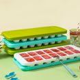 thumbnail image 3 of Molde para cubitos de hielo, bandeja para cubitos de hielo con bandeja para cubitos de hielo con tapa, molde para hacer cubitos de hielo de liberación rápida, diseñado con precisión, 3 of 8