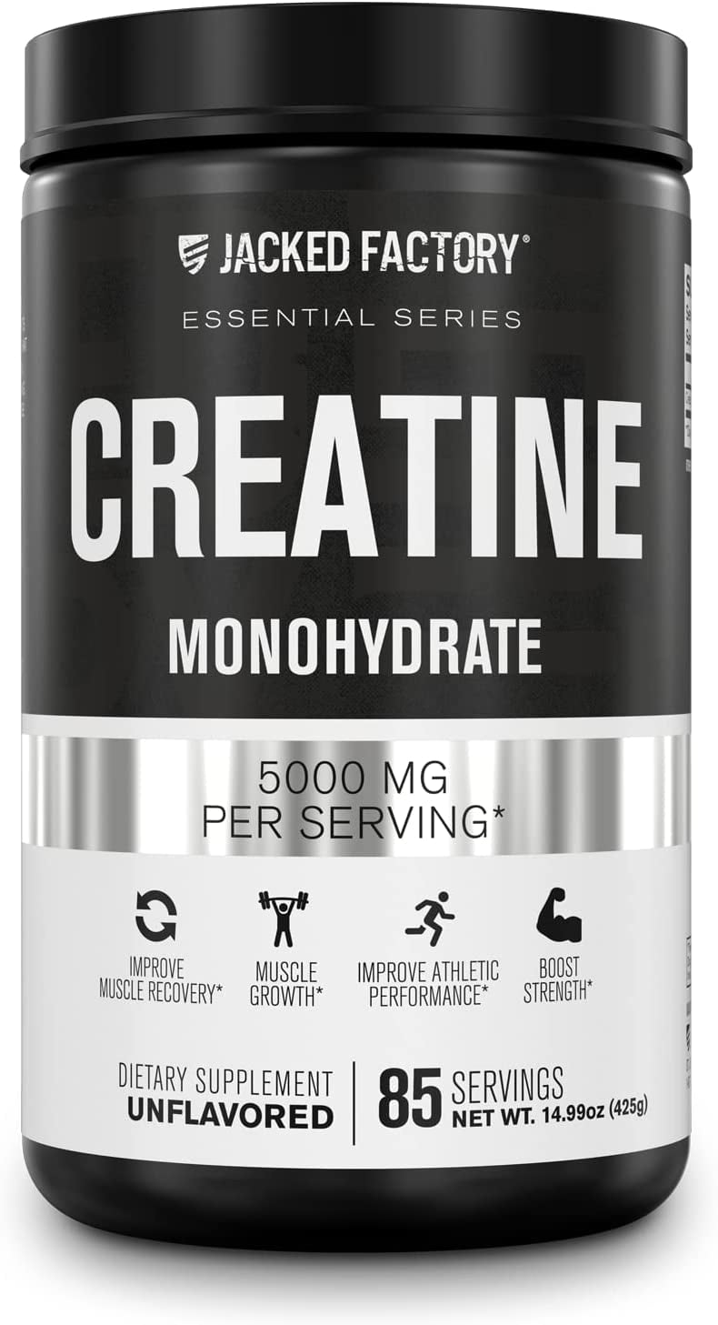 It's Just! - Creatine Monohydrate Powder, Pure Creatine Powder, Made in  USA, 3rd Party Lab Tested, 5…See more It's Just! - Creatine Monohydrate