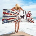 WQJNWEQ American Flag Beach Towel Oversized USA Beach Towels