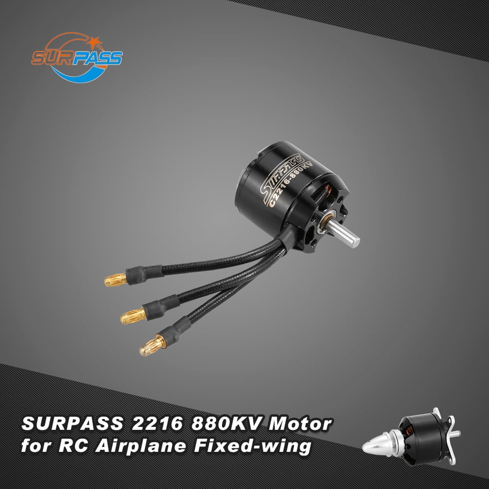 surpass-hobby 2216 880KV Motor for RC Fixed-wing Airplane Remote Control Part 