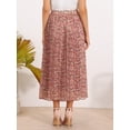 thumbnail image 3 of DARING DIVA Women's Elastic Boho Summer Skirts X-Small Red, 3 of 6