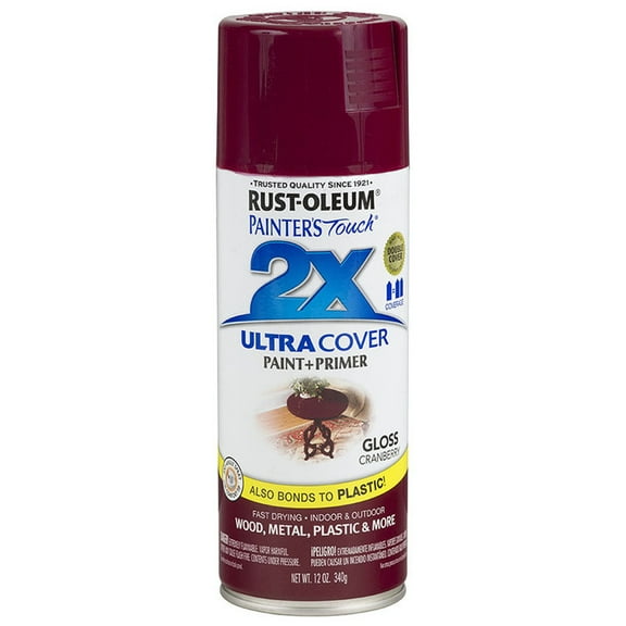 Rust-Oleum 249863 Painter's Touch Multi Purpose Spray Paint, 12-Ounce, Cranberry