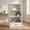 White, variant on Spaco 48 Inch Tall 4 Tiers Wood Bookcase with Drawer-White, Tall Bookshelf, Shelves for Living Room, Home Office, Bedroom, Balcony