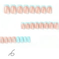 thumbnail image 2 of Fofosbeauty 24 pcs Press-on Acrylic False Nails, Nails Tips Designs 2023,Square French Blue, 2 of 7