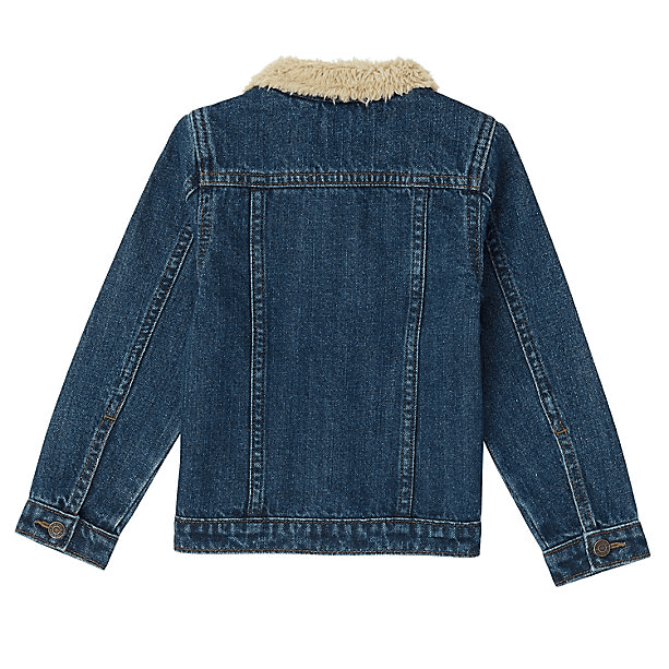 toddler sherpa jean jacket