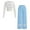 143-Sky Blue, variant on HSHMT Tracksuit Sweatsuits 2 piece I'm Just A Girl Bow Trim Print Sweatsuit Sets T Shirt Trousers Two Piece For Women
