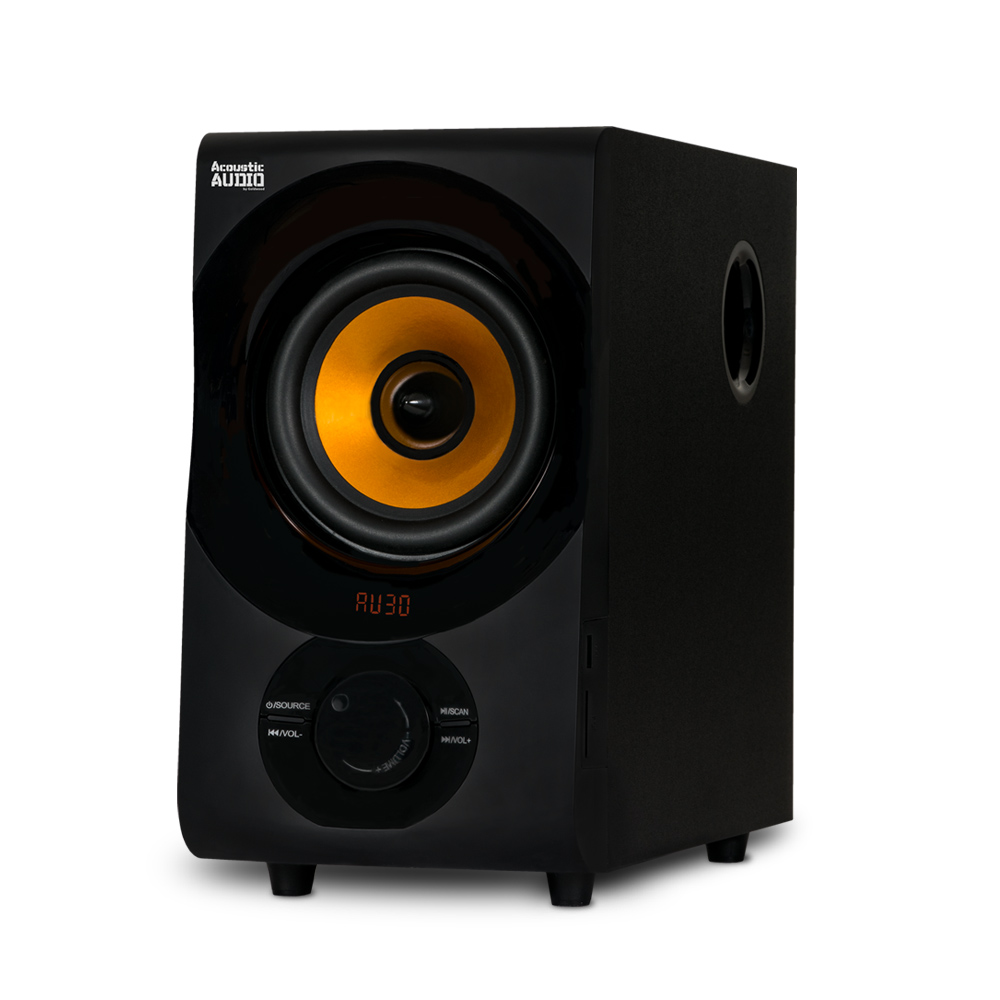 Acoustic Audio by Goldwood Bluetooth 2.1 Speaker System 2.1-Channel Home Theater Speaker System, with Optical/Aux/USB/SD Inputs Black (AA2170) - image 2 of 7