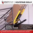 thumbnail image 7 of Voltstair Hercules Motorized Stair Climbing Hand Truck Portable Moving Dolly, 500 lb Limit, 7 of 7