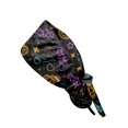 thumbnail image 2 of Kamentoy Halloween Headbands For Women Print Ponytail Scrub Cap Soft Elastic Breathable Adjustable Work Hat For Fall Holiday Halloween Headwear, 2 of 5