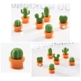 thumbnail image 4 of Imán de nevera Wdftyju Mini dibujos animados Cactus decoración naranja 6 uds, 4 of 4
