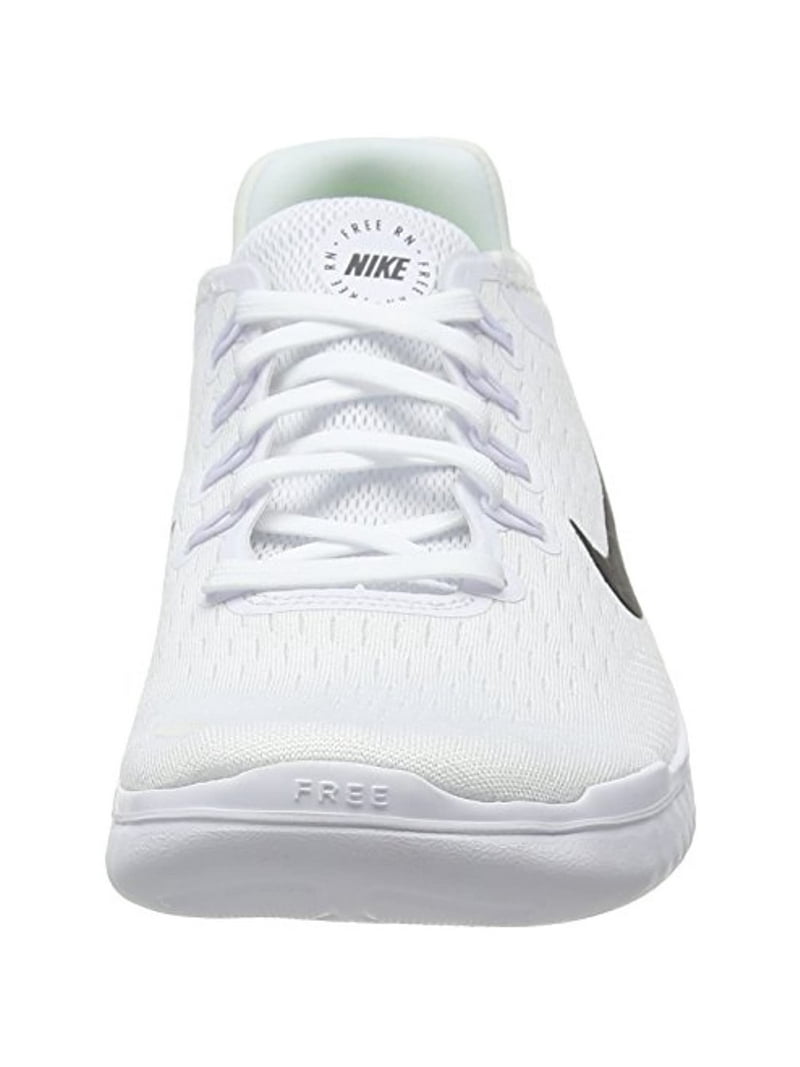 Nike Men's Free RN 2018 Running Shoe White/Black Size 8 M Walmart.com