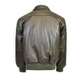 thumbnail image 2 of Victory Outfitters Men's Distressed Brown Leather Classic Aviator Jacket, 2 of 2