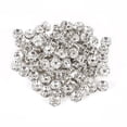 thumbnail image 2 of Alloy Rhinestone Spacer Bead Jewelry Making DIY Craft Supplies 100pcs Set, 2 of 7
