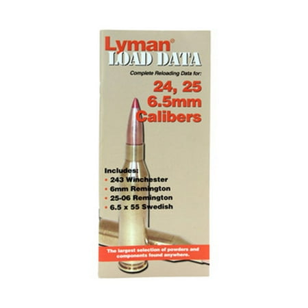 Lyman Load Data Book 24, 25, 6.5mm