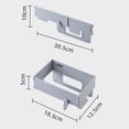 thumbnail image 4 of Xihbxyly Ofertas del día Material dispensable de almacenamiento, plástico contaza mediterranea, contenedor de caja de almacenamiento para organizar contenedores de detergentes para alimentos de hotel, 4 of 7