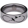 thumbnail image 2 of Infinity Love Tungsten Carbide Ring, 2 of 6